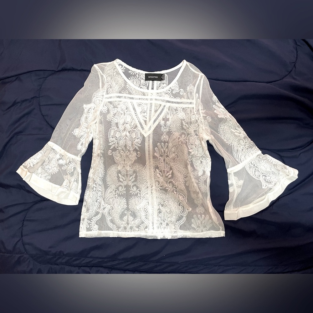 MINKPINK Lace Top XS Like New
